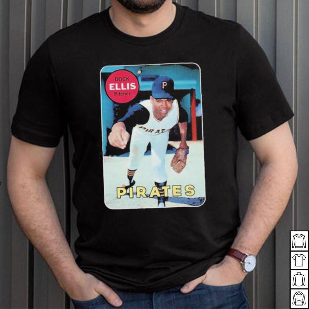 1969 Topps Rookie Dock Ellis Pirates shirt 1969 Topps Rookie Dock Ellis Pirates shirt