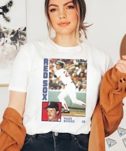 1984 Topps Baseball Wade Boggs Red Sox Shirt