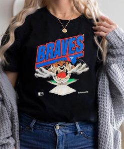 1992 atlanta braves taz tasmanian devil looney tunes mlb T shirts