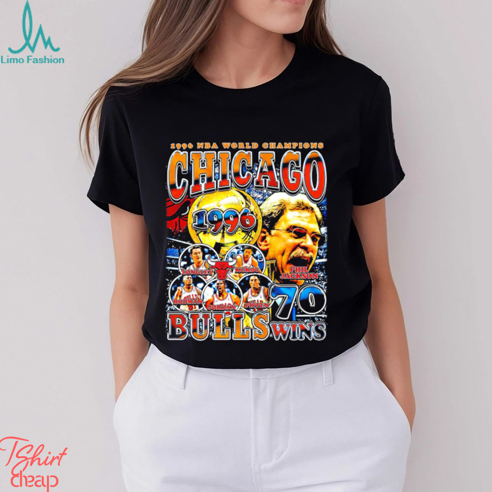 Vintage Chicago Bulls 5-Time NBA Championship T-Shirt Sz. XL