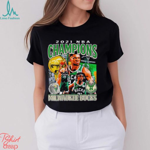 2021 NBA Champions Milwaukee Bucks retro shirt