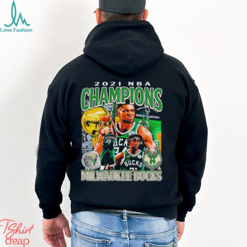 2021 NBA Champions Milwaukee Bucks retro shirt