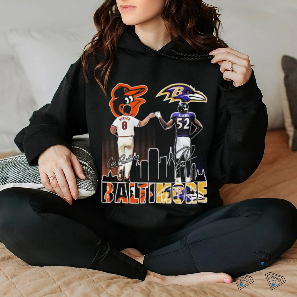 Baltimore Ravens Lewis Orioles Robinson Bullets Unselo T Shirt