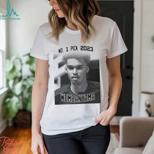 2023 nba draft no 1 pick victor wembanyama shirt