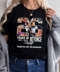 26 Years Of Beyonce Thank You For The Memories Renaissance 2023 World Tour T Shirt