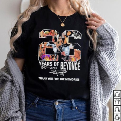 26 Years Of Beyonce Thank You For The Memories Renaissance 2023 World Tour T Shirt