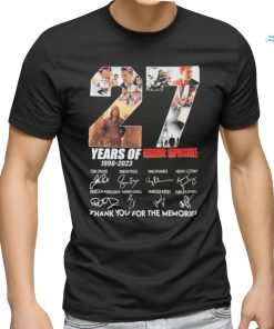 27 Years Of 1966 – 2023 Mission Impossible Thank You For The Memories T Shirt