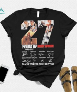 27 Years Of 1966 – 2023 Mission Impossible Thank You For The Memories T Shirt