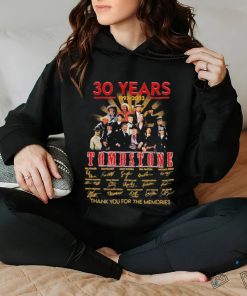 30 years 1993 2023 Tombstone thank you for the memories signatures shirt