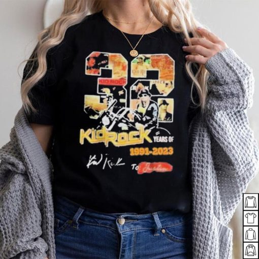 32 Years Of Kid Rock 1991 2023 Signature Shirt