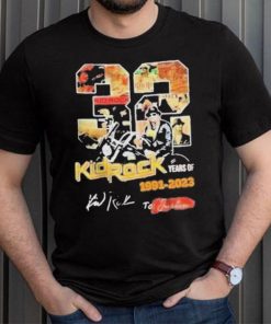 32 Years Of Kid Rock 1991 2023 Signature Shirt