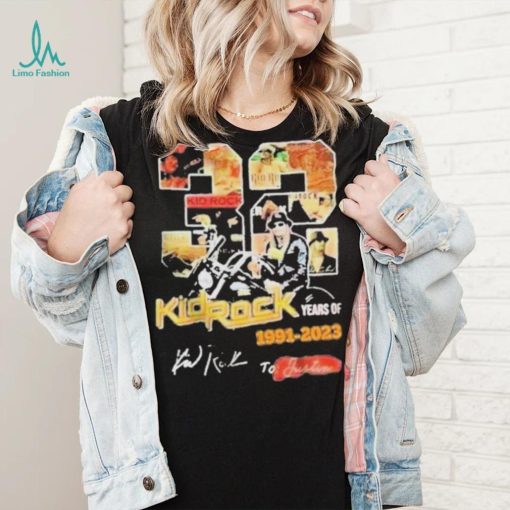 32 Years Of Kid Rock 1991 2023 Signature Shirt