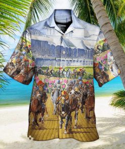 3D Horseback Riding Eat Sleep Horse Again Hawaiian Shirt