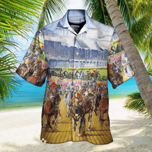 3D Horseback Riding Eat Sleep Horse Again Hawaiian Shirt