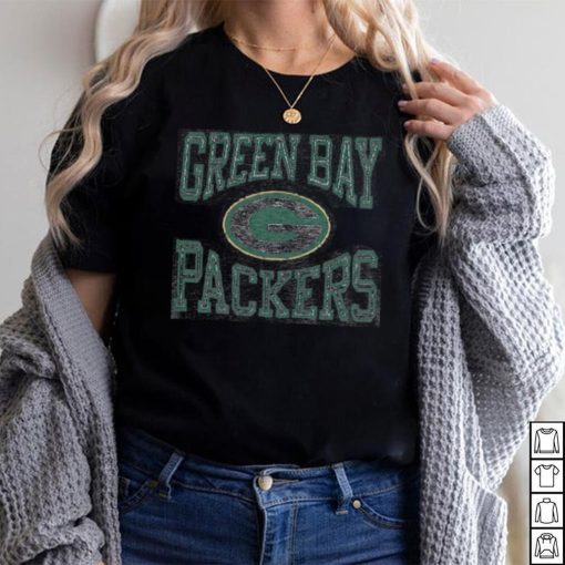 ’47 Men’s Green Bay Packers Cover 2 Grey Long Sleeve T Shirt
