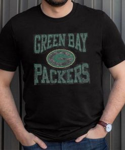 '47 Men's Green Bay Packers Cover 2 Grey Long Sleeve T Shirt