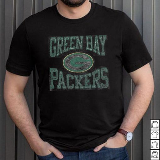 ’47 Men’s Green Bay Packers Cover 2 Grey Long Sleeve T Shirt