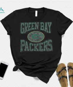'47 Men's Green Bay Packers Cover 2 Grey Long Sleeve T Shirt