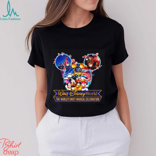 50th anniversary Walt Disney world the world’s most magical celebration shirt
