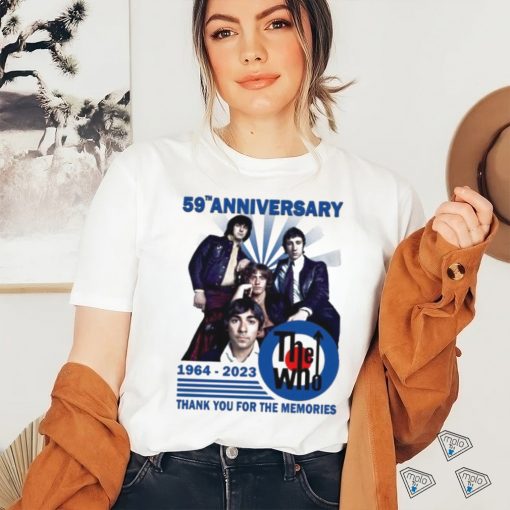 59th Anniversary 1964 – 2023 The WHO Thank You For The Memories T Shirt