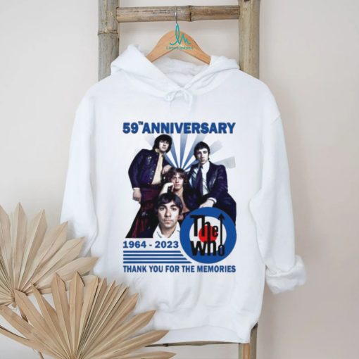 59th Anniversary 1964 – 2023 The WHO Thank You For The Memories T Shirt