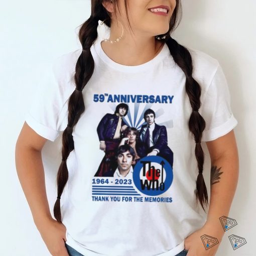 59th Anniversary 1964 – 2023 The WHO Thank You For The Memories T Shirt