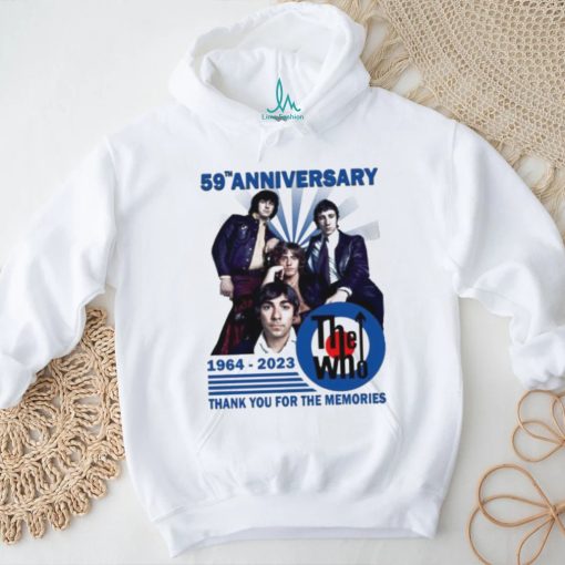 59th Anniversary 1964 – 2023 The WHO Thank You For The Memories T Shirt