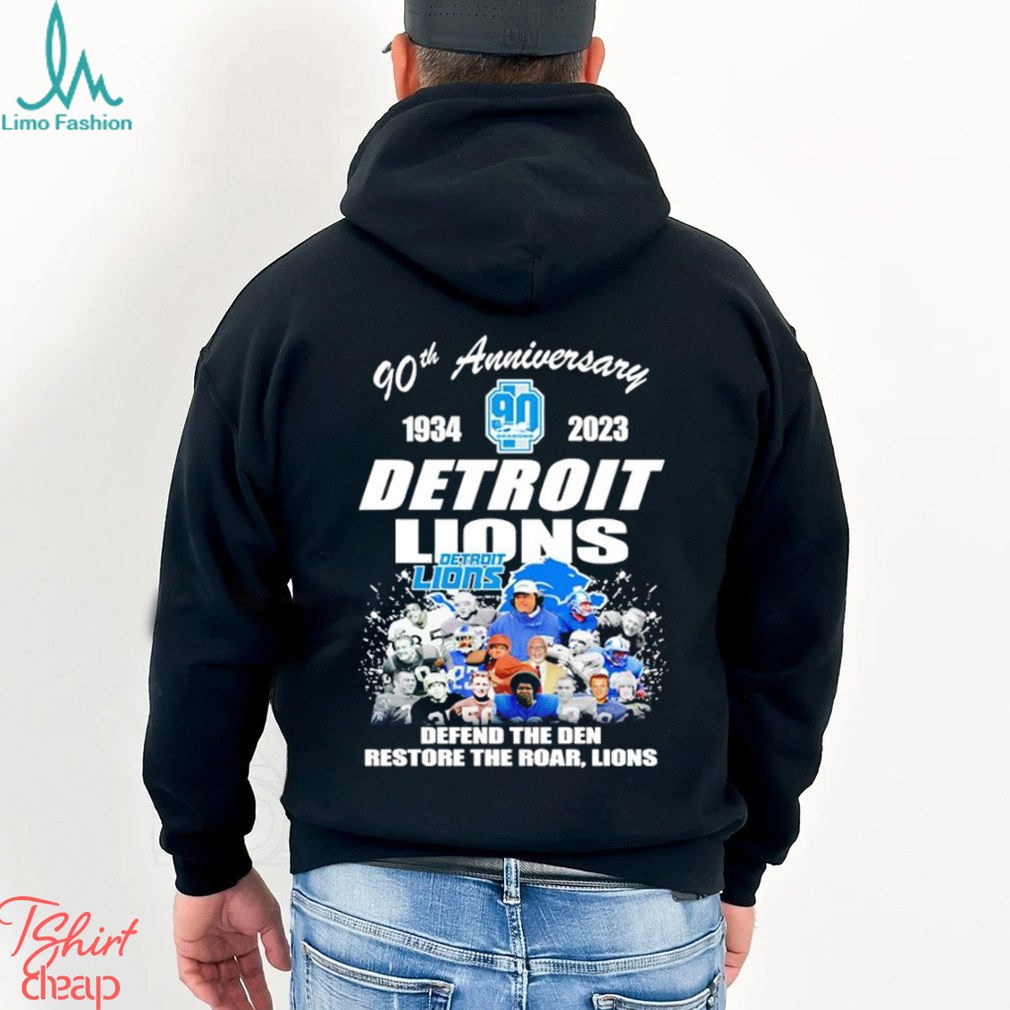 NFL DETROIT LIONS 'defend the Den' Print Football 100% 