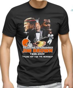 The Cleveland Browns 75th Anniversary 1946 2021 Thank You For The Memories  Signatures Shirt