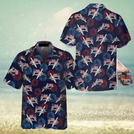 A 26 Invader Aircraft Hawaiian Shirt