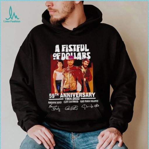 A Fistful Of Dollars 59th anniversary 1964 2023 signatures shirt