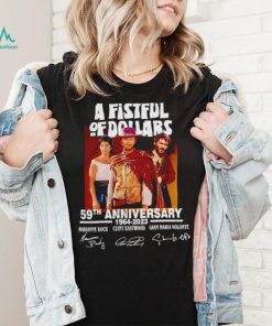 A Fistful Of Dollars 59th anniversary 1964 2023 signatures shirt