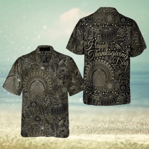 A Luxury Thanksgiving Day 3D Hawaiian Shirt Beach Summer For Men And Women Gift hawaiian shirt