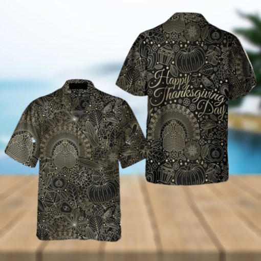 A Luxury Thanksgiving Day 3D Hawaiian Shirt Beach Summer For Men And Women Gift hawaiian shirt