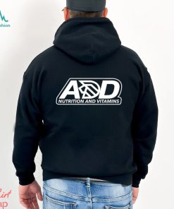 A and D Nutrition and Vitamins logo shirt