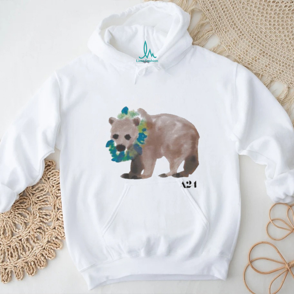 A24 Rop Van Mierlo Bear Watercolor shirt A24 Rop Van Mierlo Bear Watercolor shirt