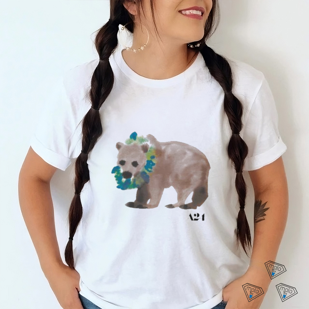 A24 Rop Van Mierlo Bear Watercolor shirt A24 Rop Van Mierlo Bear Watercolor shirt