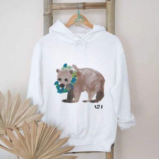 A24 Rop Van Mierlo Bear Watercolor shirt