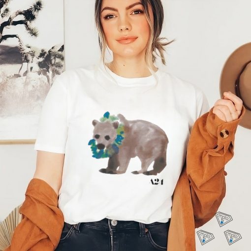 A24 Rop Van Mierlo Bear Watercolor shirt