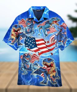 AMERISAURUS REX AMERICA RAWR HAWAIIAN SHIRT