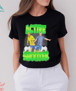 Active Shooter Soccer Neymar and Zlatan Ibrahimovi shirt t shirt