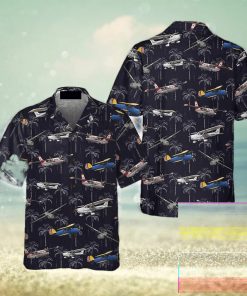 Aircraft On Coconut Forest 3D Hawaiian Shirt