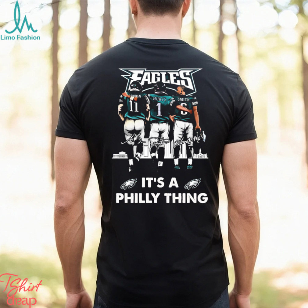 Aj Brown Jalen Hurts And Devonta Smith It's A Philly Thing Shirt - Limotees
