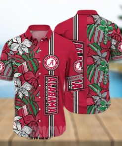 Alabama Crimson Tide NCAA Floral 3D Hawaiian Shirt