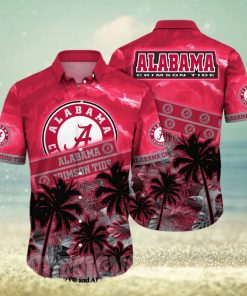 Alabama Crimson Tide NCAA Flower 3D All Over Print Hawaiian Shirt