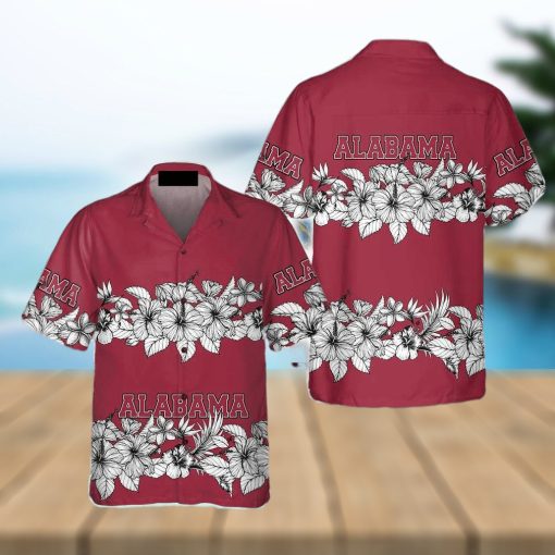 Alabama Flower Hawaiian Shirt