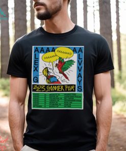 Alex G _ Alvvays Tour 2023 poster shirt