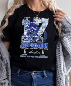 Alex Killorn Tampa Bay Lightning 2012 – 2023 Thank You For The Memories Signatures T Shirt