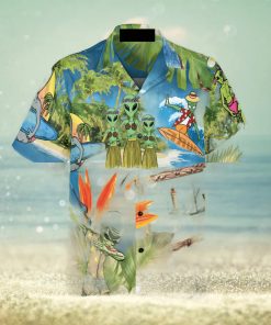 Alien Tropical Summer 3D Hawaiian Shirt Beach Summer hawaiian shirt