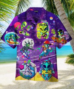 Aliens Summer Hawaiian Shirt